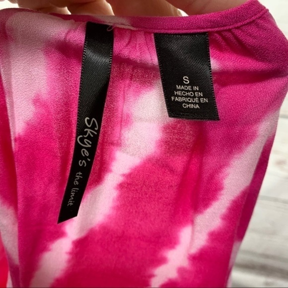 NWT Skye’s The Limit Boho Tie Dye Lace Insert Top - Picture 6 of 9